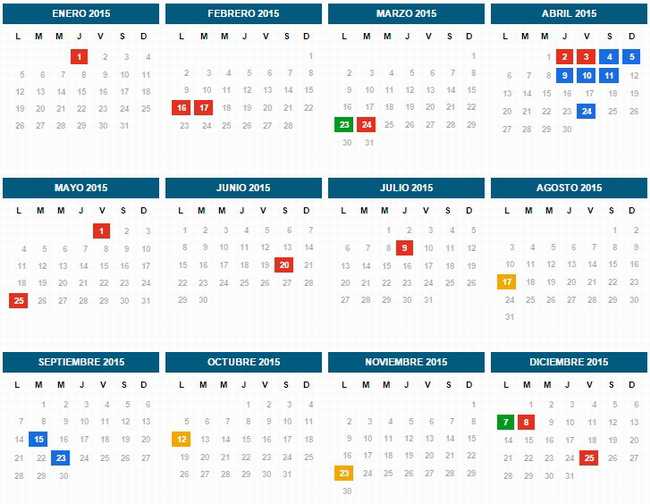 este es el calendario oficial de feriados 2015 todolibres com ar calendario 2015 argentina