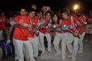 Multitudinario Ensayo de Carumb y Tradicin Juntas en La Curva