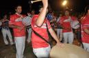 Multitudinario Ensayo de Carumb y Tradicin Juntas en La Curva