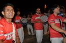 Multitudinario Ensayo de Carumb y Tradicin Juntas en La Curva