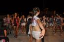 Multitudinario Ensayo de Carumb y Tradicin Juntas en La Curva