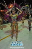 Desfile de Carumb en la pasarela del Samba