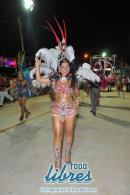 Desfile de Carumb en la pasarela del Samba