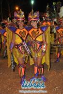 Desfile de Carumb en la pasarela del Samba