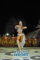 Desfile de Carumb en la pasarela del Samba