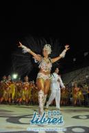 Desfile de Carumb en la pasarela del Samba