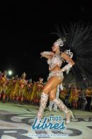 Desfile de Carumb en la pasarela del Samba