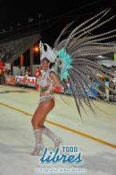 Desfile de Carumb en la pasarela del Samba