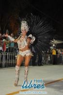 Desfile de Carumb en la pasarela del Samba