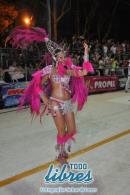 Desfile de Carumb en la pasarela del Samba