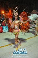 Desfile de Carumb en la pasarela del Samba