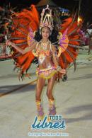 Desfile de Carumb en la pasarela del Samba