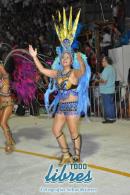 Desfile de Carumb en la pasarela del Samba