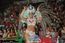 Desfile de Carumb en la pasarela del Samba