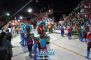 Desfile de Carumb en la pasarela del Samba