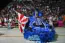 Desfile de Carumb en la pasarela del Samba