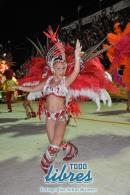 Desfile de Carumb en la pasarela del Samba