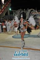 Desfile de Carumb en la pasarela del Samba