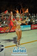 Desfile de Carumb en la pasarela del Samba