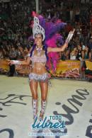 Desfile de Carumb en la pasarela del Samba