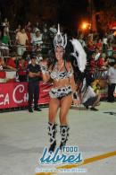 Desfile de Carumb en la pasarela del Samba