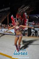 Desfile de Carumb en la pasarela del Samba