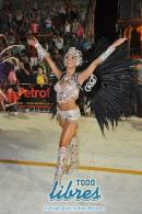 Desfile de Carumb en la pasarela del Samba