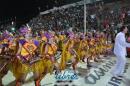Desfile de Carumb en la pasarela del Samba
