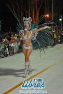 Desfile de Carumb en la pasarela del Samba