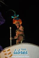 Desfile de Carumb en la pasarela del Samba