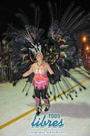 Desfile de Carumb en la pasarela del Samba