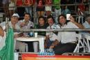 Inauguracin de tribunas y pblico en el Sambodromo