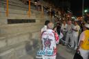 Inauguracin de tribunas y pblico en el Sambodromo