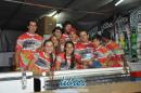 Inauguracin de tribunas y pblico en el Sambodromo