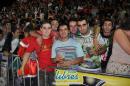 Inauguracin de tribunas y pblico en el Sambodromo