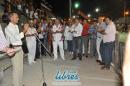 Inauguracin de tribunas y pblico en el Sambodromo