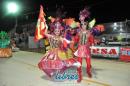 Desfile de las comparsas de la "B" en la segunda noche de corsos oficiales