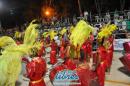 Desfile de las comparsas de la "B" en la segunda noche de corsos oficiales