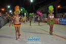 Desfile de las comparsas de la "B" en la segunda noche de corsos oficiales