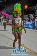 Desfile de las comparsas de la "B" en la segunda noche de corsos oficiales
