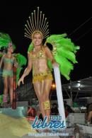 Desfile de las comparsas de la "B" en la segunda noche de corsos oficiales