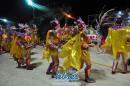 Desfile en la pasarela del samba de Carumb en la segunda noche de 2013