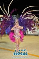 Desfile en la pasarela del samba de Carumb en la segunda noche de 2013