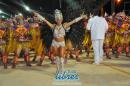 Desfile en la pasarela del samba de Carumb en la segunda noche de 2013