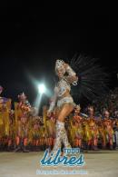 Desfile en la pasarela del samba de Carumb en la segunda noche de 2013