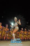 Desfile en la pasarela del samba de Carumb en la segunda noche de 2013