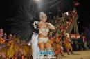 Desfile en la pasarela del samba de Carumb en la segunda noche de 2013