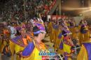 Desfile en la pasarela del samba de Carumb en la segunda noche de 2013