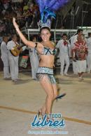 Desfile en la pasarela del samba de Carumb en la segunda noche de 2013