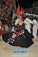 Desfile en la pasarela del samba de Carumb en la segunda noche de 2013